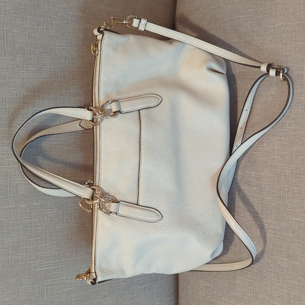 Coach Pebbled Leather Ally Satchel F30565 - Picture 2 of 12